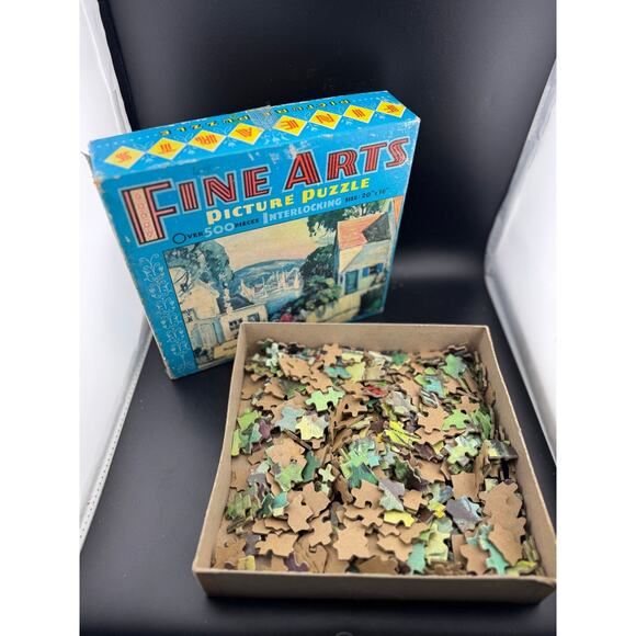 Vintage Fine Arts Puzzle - Neighbors - Picture 6 of 7